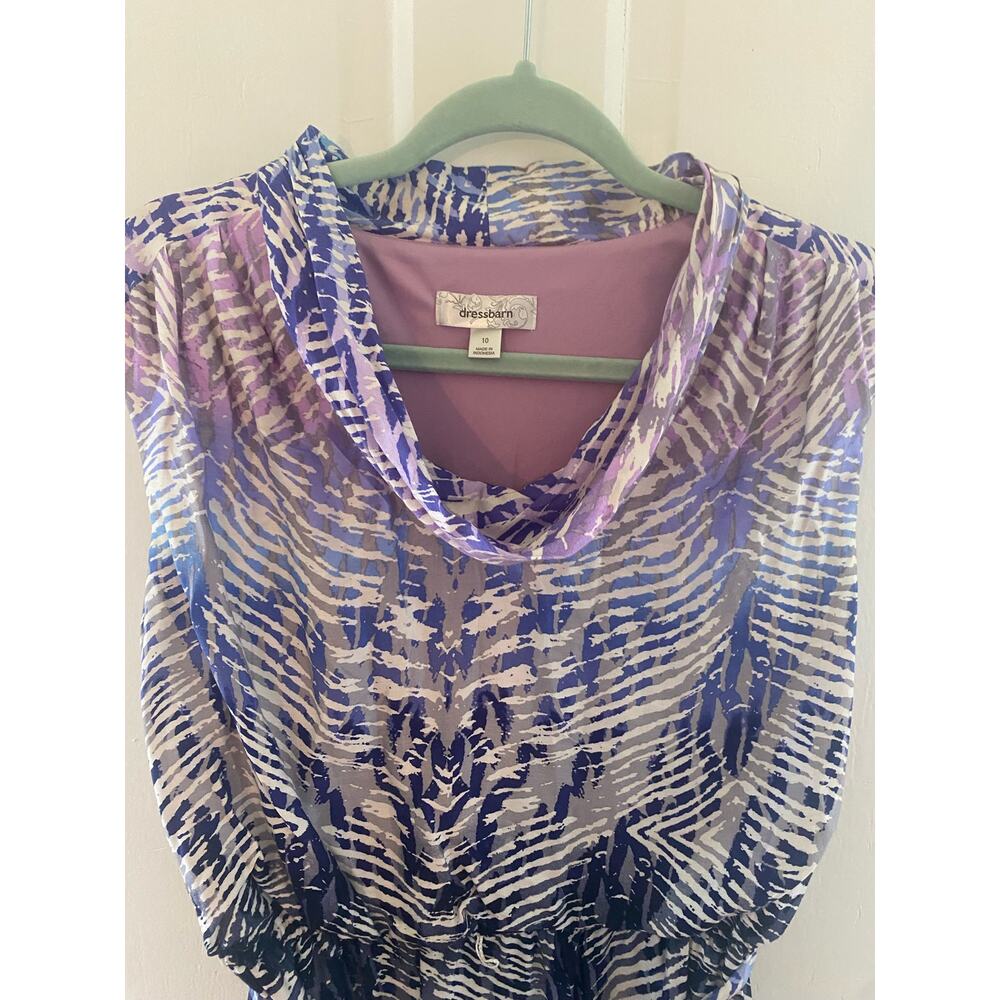 Women’s Dressbarn Size 10 Multi Soft Lightweight Dress - Picture 3 of 10